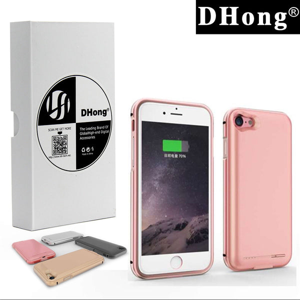 Rechargeable Portable Backup External Battery Case Charger Case Power Bank Case for iphone 7 Battery Charger Cases